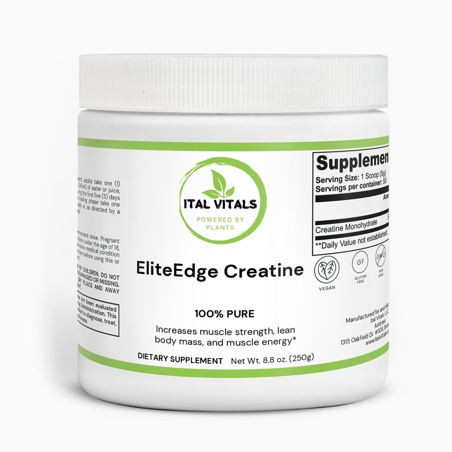 EliteEdge Creatine - Vegan Protein