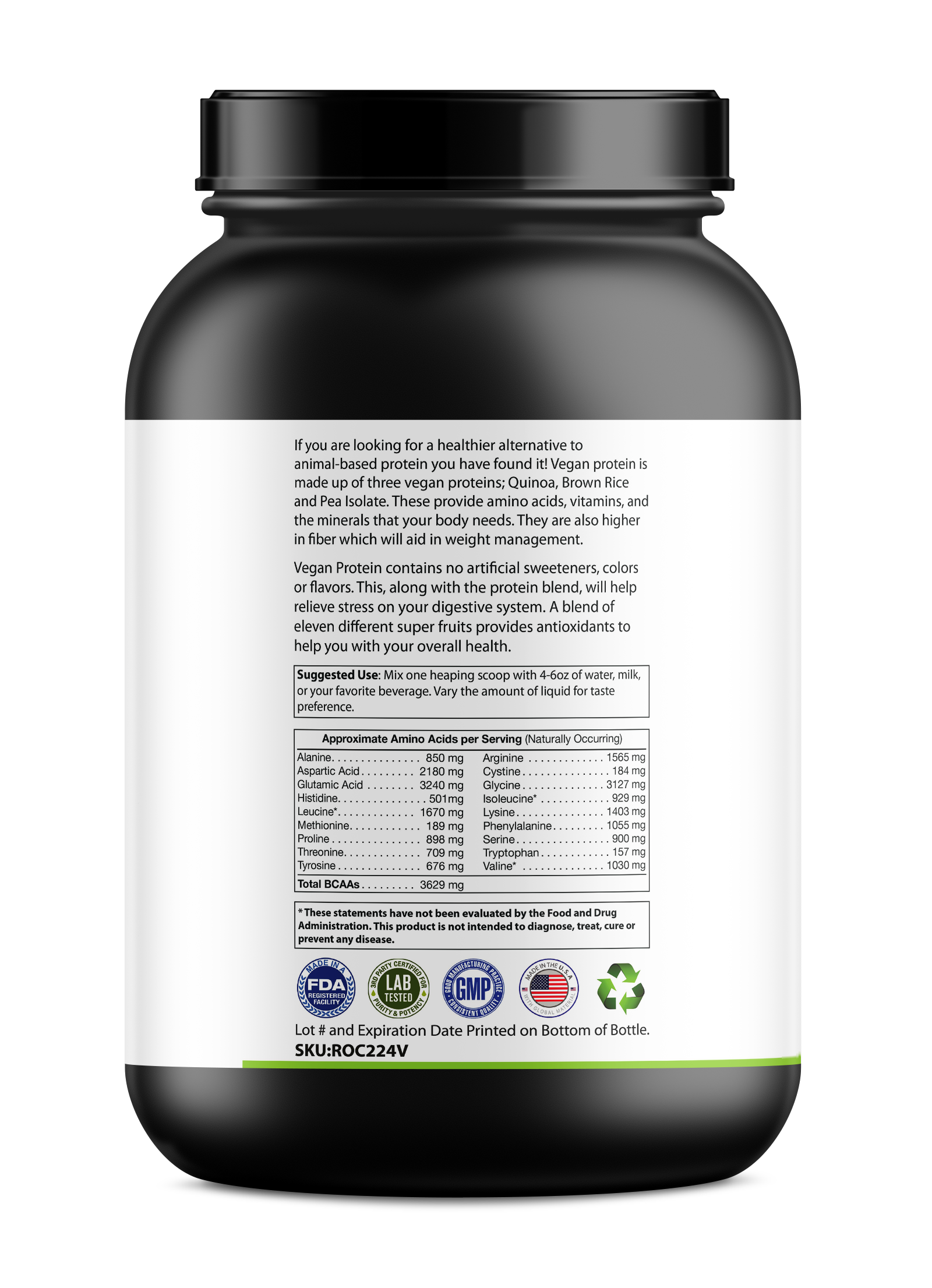 Power Vegan Protein (Vanilla) - Ital Vitals